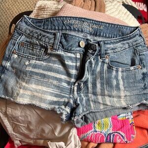 American Eagle Outfitters Blue Denim Shorts